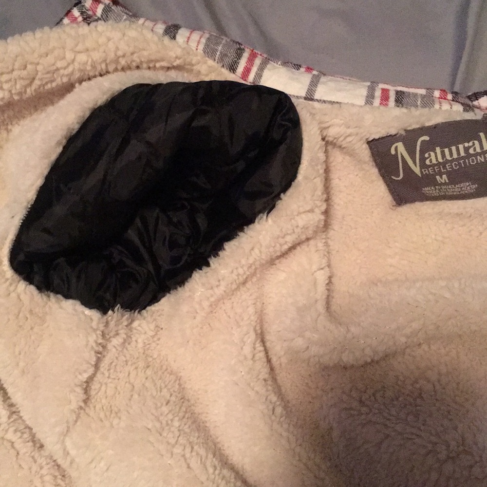 Medium Natural Reflections Flannel Jacket - image 4